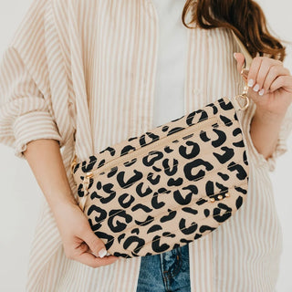 Pretty Simple® Jolie Puffer Bum Bag - Leopard