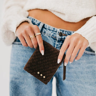 Pretty Simple® Kat Suede Wallet - 4 COLORS