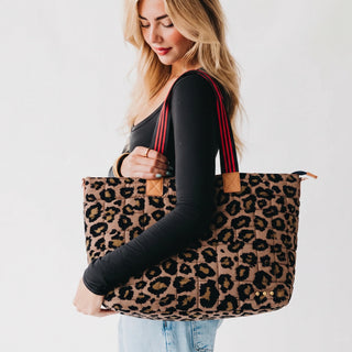 Pretty SImple® Day Dreamer Quilted Tote Bag - Leopard