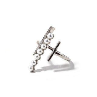 Erimish® Pearl Bar Ring - GOLD or SILVER