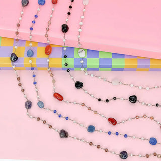 Boho Bliss Dainty Gemstone Necklace