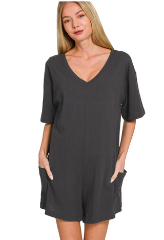 Double Take 2-Way Cotton Romper