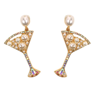 Pearls & Cocktails Earrings