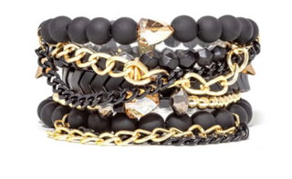 Erimish® Blacklist Card Stack Bracelet Arm Party