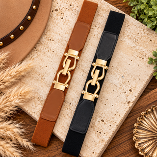 The Belmont Horsebit Stretch Belt