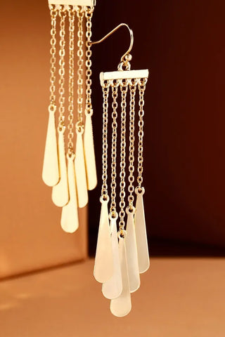 Drop Bar Chain Earrings