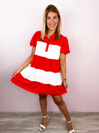 Sideline Sweetheart Dress