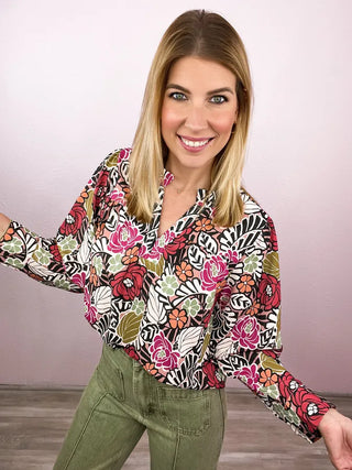 Afternoon Blooms Top