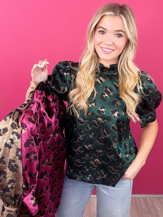 Leopard Luxe Top