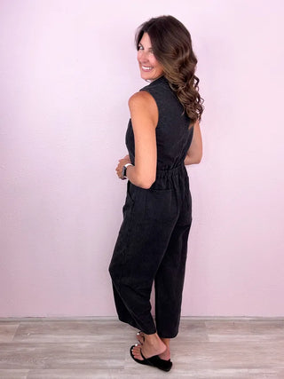 Much Needed Denim Jumpsuit