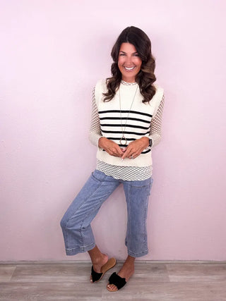 Easily Charmed Knit Top