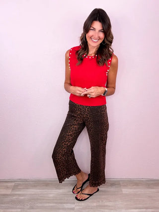 Chic Instincts Leopard Pants