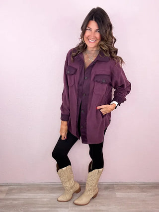 Oversized Fleece Shacket