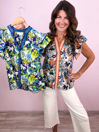 Flirty in Florals Top