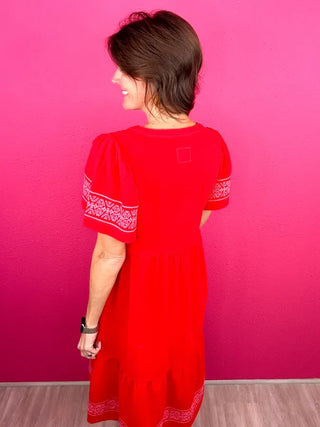 Little Coastal Town Midi Dress