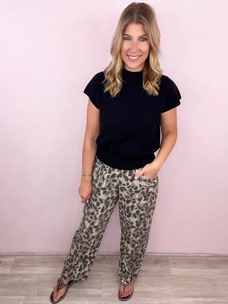 Barrel Leopard Pants