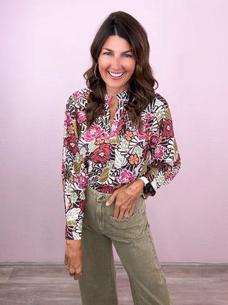 Afternoon Blooms Top