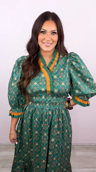 Grand Entrance Midi Dress