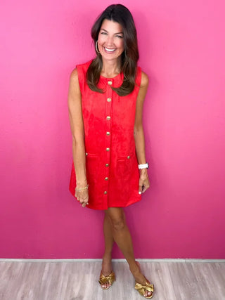 In Season Suede Dress