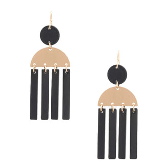 Summer Essentials Half Moon Bar Earrings