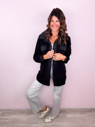 Oversized Fleece Shacket