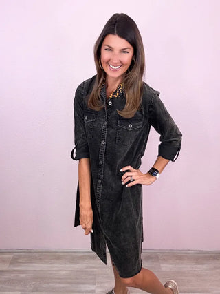 Stone Washed Corduroy Shifter