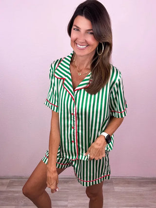 LMTD! Santa's Favorite Silk Pajama Set