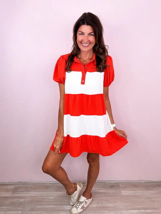 Sideline Sweetheart Dress