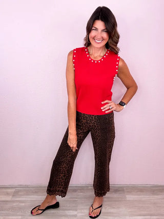 Chic Instincts Leopard Pants
