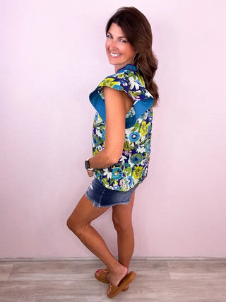 Flirty in Florals Top