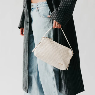 HARPER HOBO SLOUCHY WOVEN SHOULDER BAG