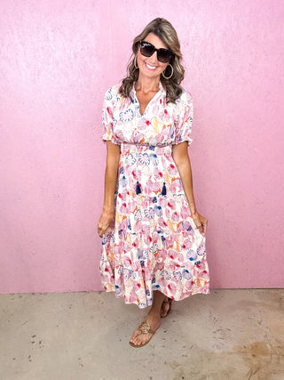 THML A Summer Vibe Midi Dress