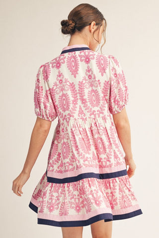 Take Notice Dress (Magenta)