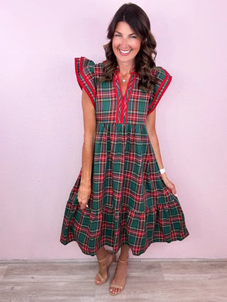 Delightful Plans Midi Dress