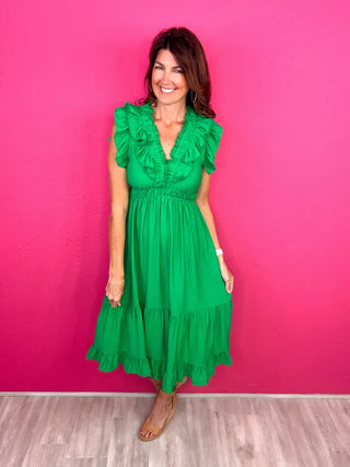 Romance Comes Easy Midi Dress