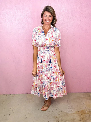 THML A Summer Vibe Midi Dress