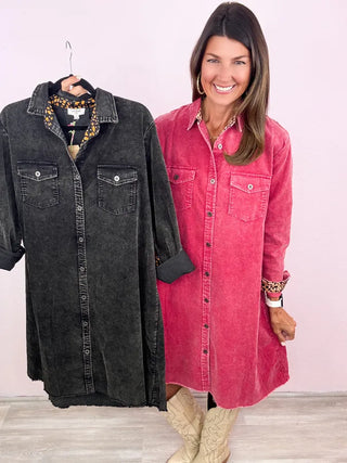 Stone Washed Corduroy Shifter