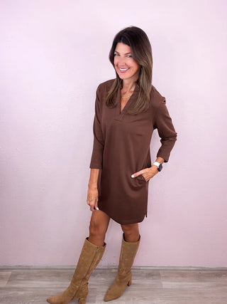 Save The Day Solid Dress