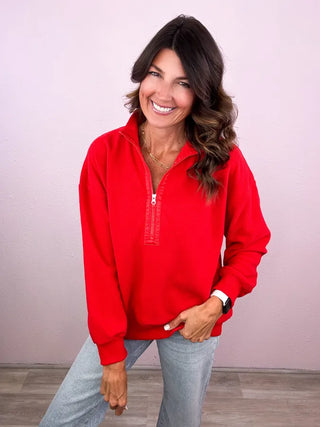 Ruby Zip Up Fleece Pullover