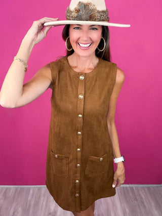 In Season Suede Dress