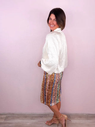 Coachella Sequin Skirt