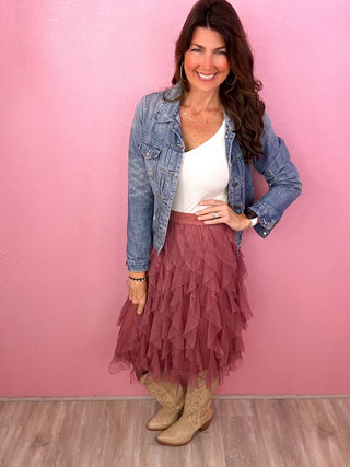 Enhanced Style Tulle Skirt