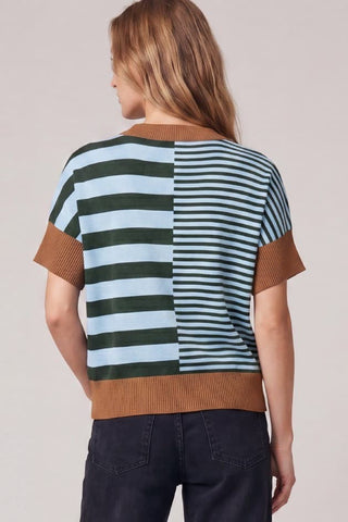 The Mixed Signals Stripe Sweater Top