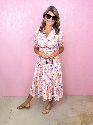 THML A Summer Vibe Midi Dress