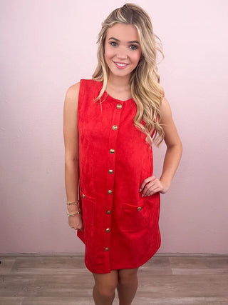 In Season Suede Dress