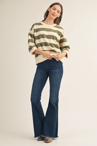 Off Duty Favorite Pullover (Olive)