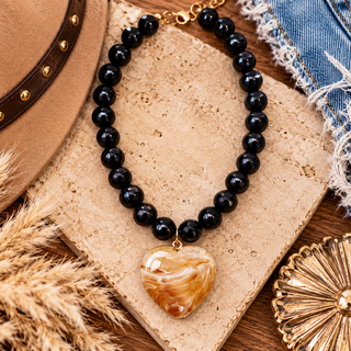 Heartstrings Beaded Necklace