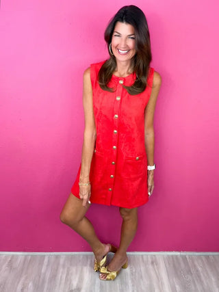 In Season Suede Dress