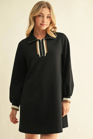 On the Go Zip Front Dress