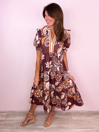 Falling for Paisley Dress